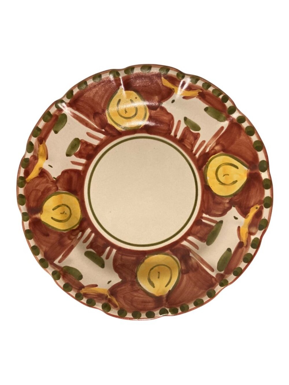 Solimene Vietri Campagna Cow Pasta Bowl Made In Italy